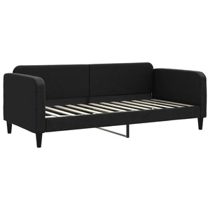 Divano Letto con Materasso Nero 90x200 cm in Tessuto 3196800
