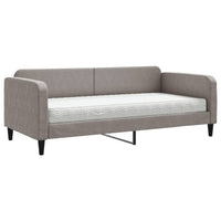 Divano Letto con Materasso-Sofa Letto-Daybed Tortora 90x200 cm in Tessuto 241472