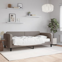 Divano Letto con Materasso-Sofa Letto-Daybed Tortora 90x200 cm in Tessuto 241472