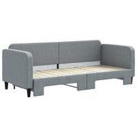 Divano Letto con Letto Estraibile-Sofa Letto-Daybed Grigio Chiaro 80x200 Tessuto 582861
