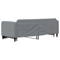 Divano Letto con Letto Estraibile-Sofa Letto-Daybed Grigio Chiaro 80x200 Tessuto 582861