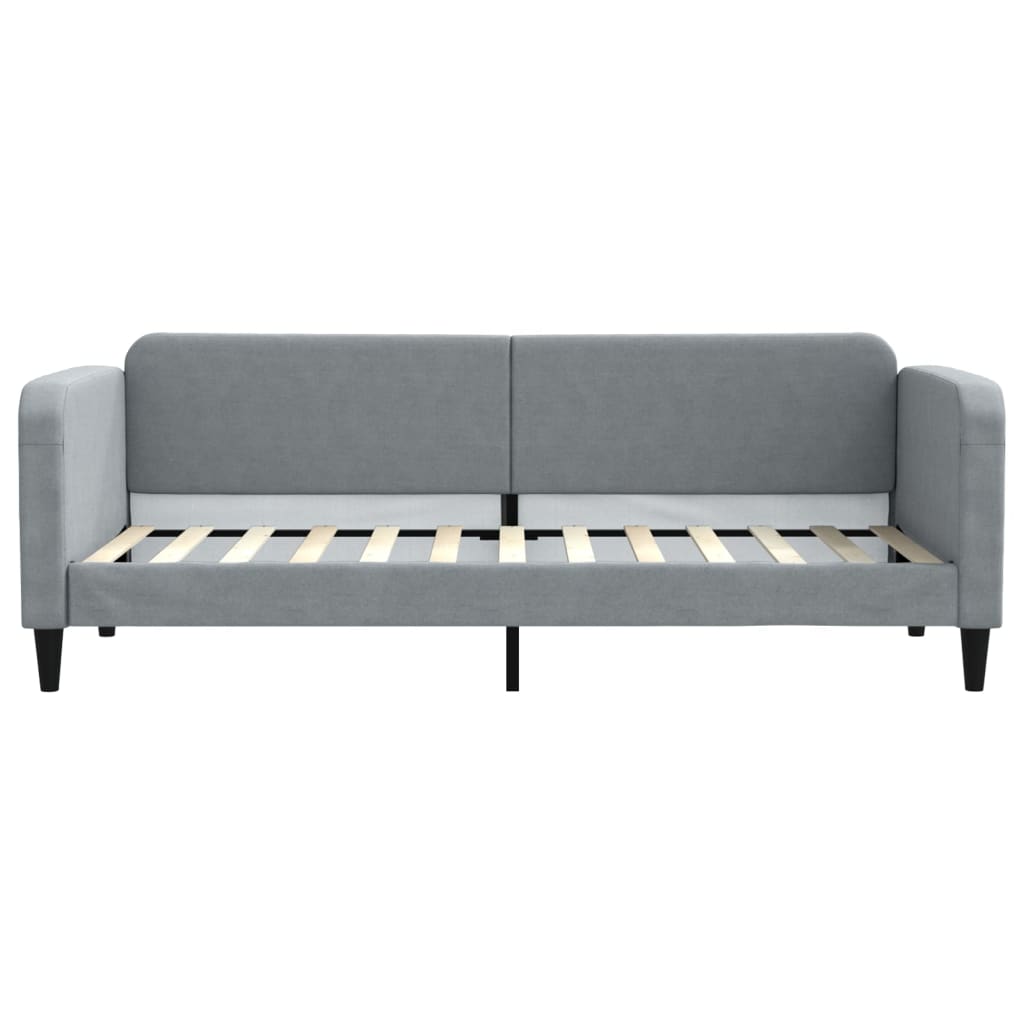 Divano Letto con Letto Estraibile-Sofa Letto-Daybed Grigio Chiaro 80x200 Tessuto 582861