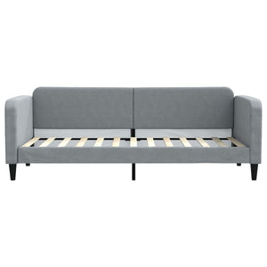 Divano Letto con Letto Estraibile-Sofa Letto-Daybed Grigio Chiaro 80x200 Tessuto 582861
