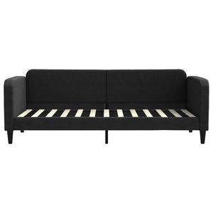 Divano Letto con Letto Estraibile-Sofa Letto-Daybed Nero 80x200 Tessuto 729240