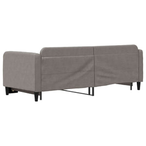Divano Letto con Letto Estraibile-Sofa Letto-Daybed Tortora 80x200 cm Tessuto 251387