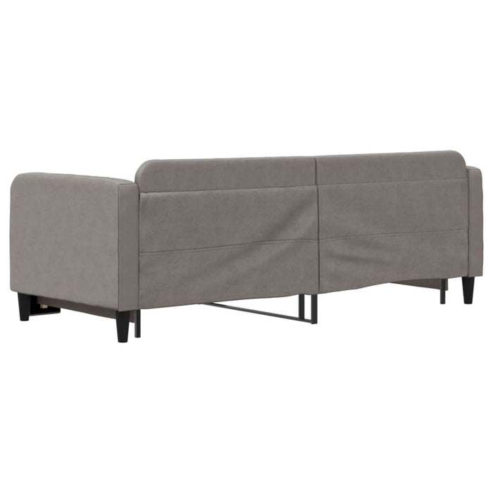 Divano Letto con Letto Estraibile-Sofa Letto-Daybed Tortora 80x200 cm Tessuto 251387