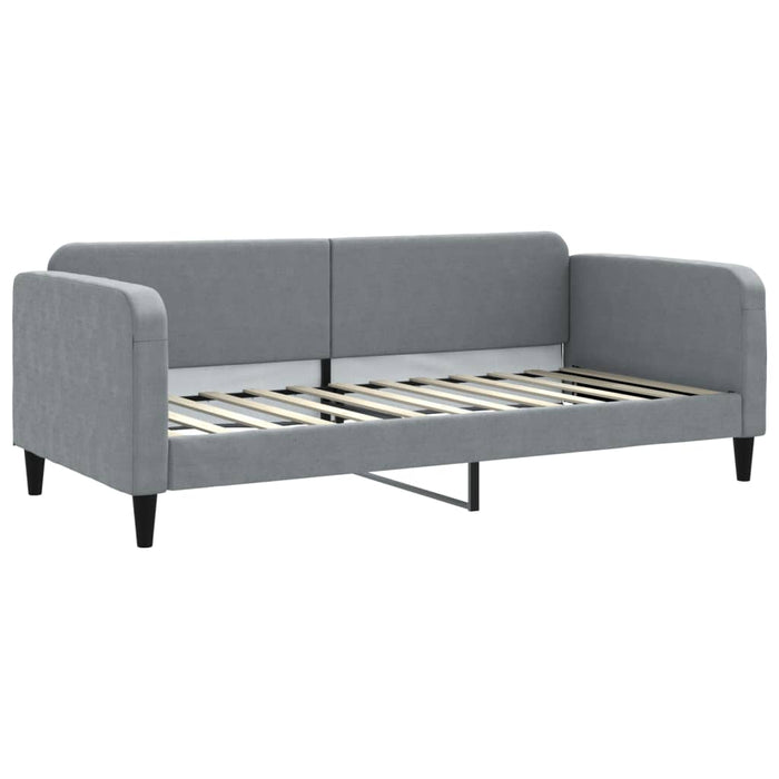 Divano Letto con Letto Estraibile-Sofa Letto-Daybed Grigio Chiaro 90x200 Tessuto 745419