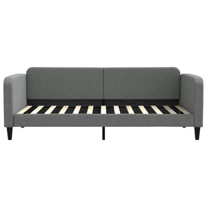 Divano Letto con Letto Estraibile-Sofa Letto-Daybed Grigio Scuro 90x200cm Tessuto 329283