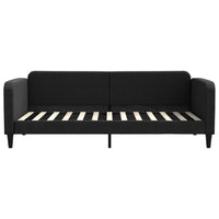 Divano Letto con Letto Estraibile-Sofa Letto-Daybed Nero 90x200 cm in Tessuto 402728