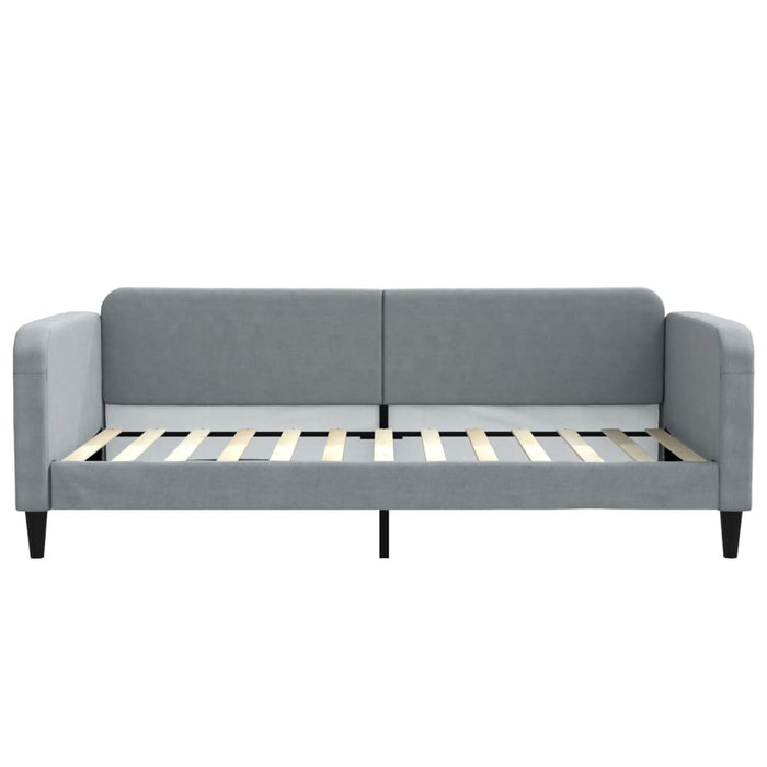 Divano Letto con Letto Estraibile-Sofa Letto-Daybed Grigio Chiaro 100x200 Tessuto 557583