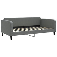 Divano Letto con Letto Estraibile Grigio Scuro 100x200 Tessuto 3196822