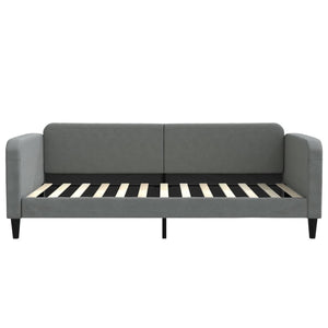 Divano Letto con Letto Estraibile-Sofa Letto-Daybed Grigio Scuro 100x200 Tessuto 871166