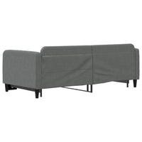 Divano Letto con Letto Estraibile-Sofa Letto-Daybed Grigio Scuro 90x190cm Tessuto 197201