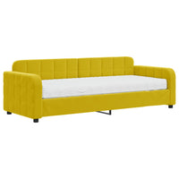 Divano Letto con Materasso Giallo 80x200 cm in Vellutocod mxl 122383