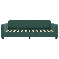 Divano Letto con Letto Estraibile Verde Scuro 80x200cm Velluto 3196924