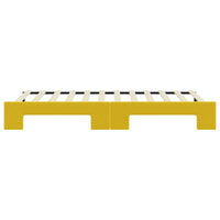 Divano Letto con Letto Estraibile-Sofa Letto-Daybed Giallo 80x200 cm in Velluto 691096