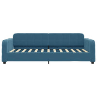 Divano Letto con Letto Estraibile-Sofa Letto-Daybed Blu 90x200 cm in Velluto 733588