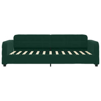 Divano Letto con Letto Estraibile-Sofa Letto-Daybed Verde Scuro 90x200cm Velluto 148856