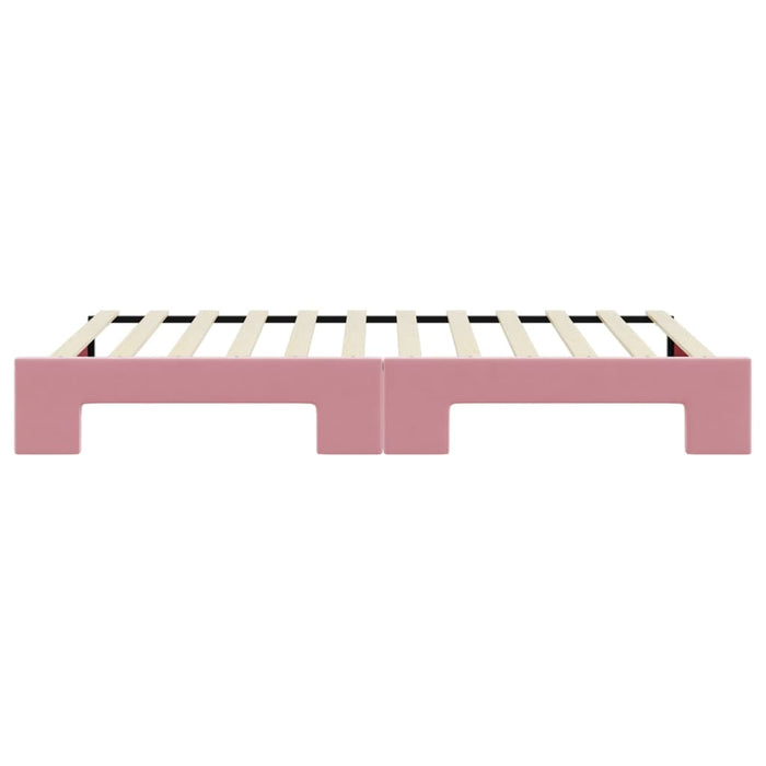 Divano Letto con Letto Estraibile-Sofa Letto-Daybed Rosa 100x200 cm in Velluto 719833