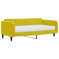 Divano Letto con Materasso Giallo 100x200 cm in Vellutocod mxl 98465