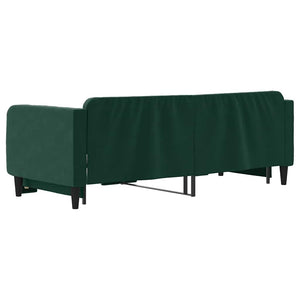 Divano Letto con Letto Estraibile-Sofa Letto-Daybed Verde Scuro 80x200cm Velluto 788166