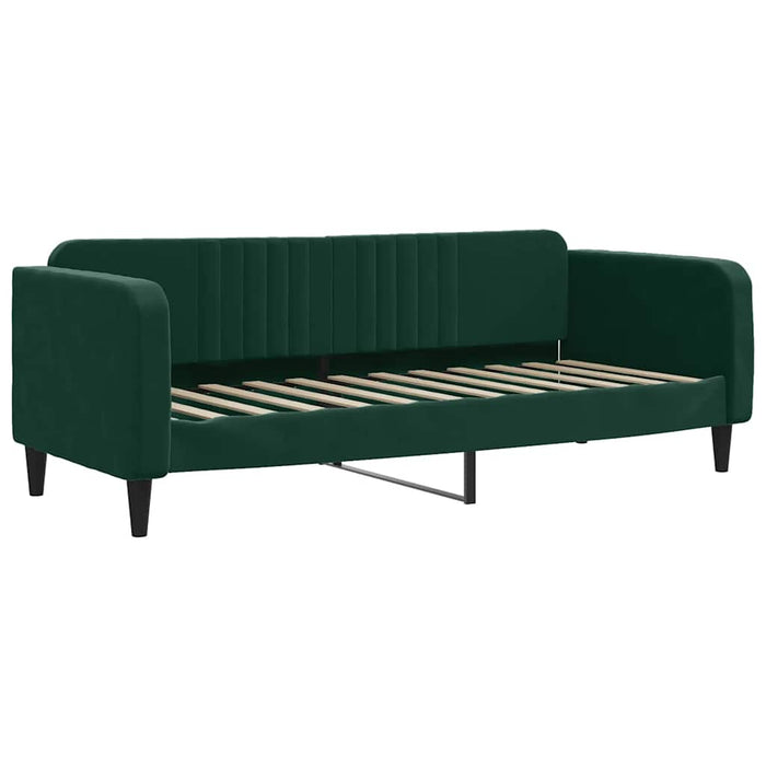 Divano Letto con Letto Estraibile-Sofa Letto-Daybed Verde Scuro 80x200cm Velluto 788166