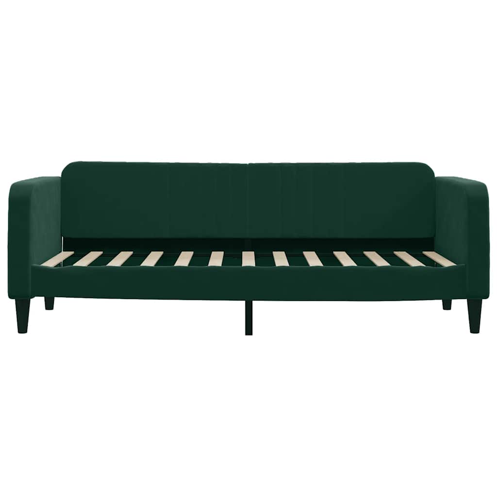 Divano Letto con Letto Estraibile-Sofa Letto-Daybed Verde Scuro 80x200cm Velluto 788166