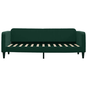 Divano Letto con Letto Estraibile-Sofa Letto-Daybed Verde Scuro 80x200cm Velluto 788166