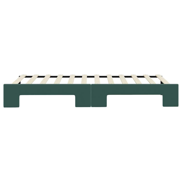 Divano Letto con Letto Estraibile-Sofa Letto-Daybed Verde Scuro 80x200cm Velluto 788166