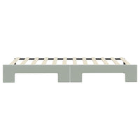 Divano Letto con Letto Estraibile Grigio Chiaro 90x200 Velluto 3197063