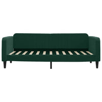 Divano Letto con Letto Estraibile-Sofa Letto-Daybed Verde Scuro 90x200cm Velluto 573931