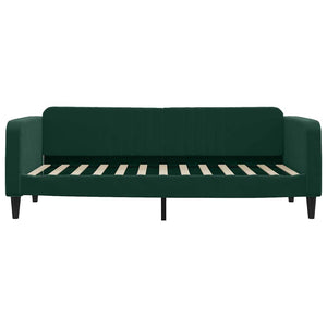 Divano Letto con Letto Estraibile-Sofa Letto-Daybed Verde Scuro 90x200cm Velluto 573931