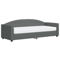 Divano Letto con Materasso Grigio Scuro 80x200 cm in Tessutocod mxl 120841