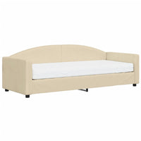 Divano Letto con Materasso Crema 80x200 cm in Tessutocod mxl 72922