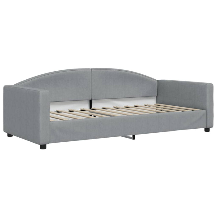 Divano Letto con Materasso Grigio Chiaro 90x200 cm in Tessutocod mxl 120843