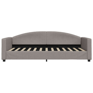 Divano Letto con Materasso Tortora 90x200 cm in Tessuto 3197173