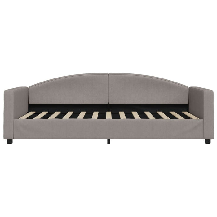 Divano Letto con Materasso Tortora 90x200 cm in Tessuto