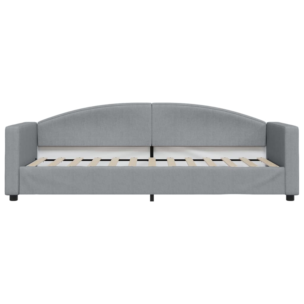 Divano Letto con Letto Estraibile-Sofa Letto-Daybed Grigio Chiaro 80x200 Tessuto 877032