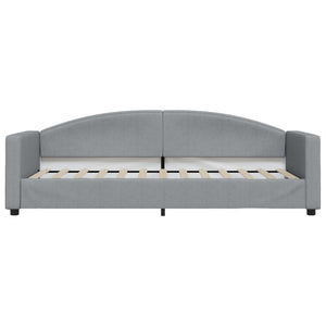 Divano Letto con Letto Estraibile-Sofa Letto-Daybed Grigio Chiaro 80x200 Tessuto 877032