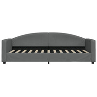 Divano Letto con Letto Estraibile-Sofa Letto-Daybed Grigio Scuro 80x200 Tessuto 467781