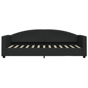 Divano Letto con Letto Estraibile-Sofa Letto-Daybed Nero 80x200 Tessuto 323504