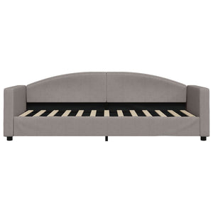 Divano Letto con Letto Estraibile-Sofa Letto-Daybed Tortora 80x200 cm Tessuto 425732