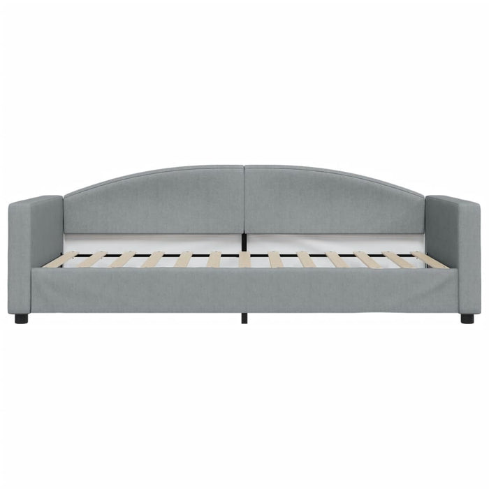 Divano Letto con Letto Estraibile-Sofa Letto-Daybed Grigio Chiaro 90x200 Tessuto 211661