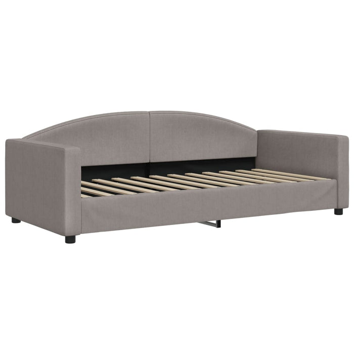 Divano Letto con Letto Estraibile-Sofa Letto-Daybed Tortora 90x200 cm in Tessuto 178232