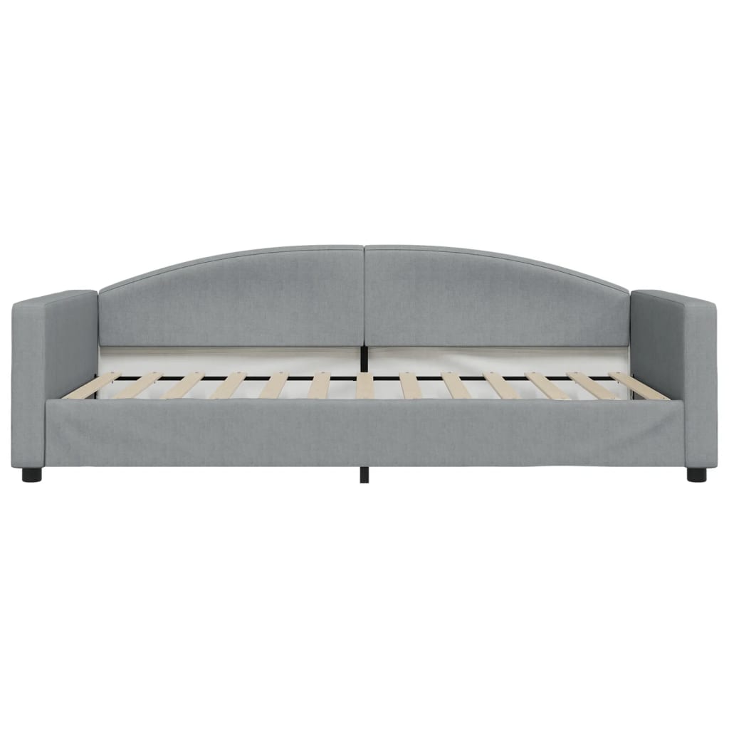 Divano Letto con Letto Estraibile-Sofa Letto-Daybed Grigio Chiaro 100x200 Tessuto 149755