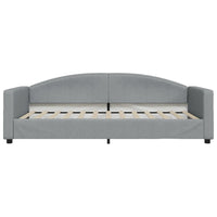 Divano Letto con Letto Estraibile-Sofa Letto-Daybed Grigio Chiaro 100x200 Tessuto 149755