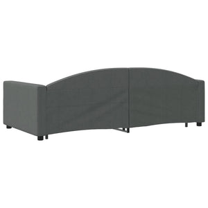 Divano Letto con Letto Estraibile-Sofa Letto-Daybed Grigio Scuro 100x200 Tessuto 455201