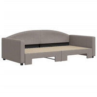 Divano Letto con Letto Estraibile-Sofa Letto-Daybed Tortora 100x200 cm in Tessuto 742320