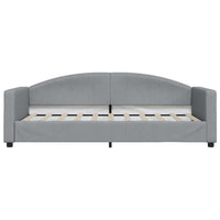 Divano Letto con Letto Estraibile-Sofa Letto-Daybed Grigio Chiaro 90x190 Tessuto 682219
