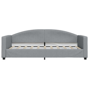 Divano Letto con Letto Estraibile-Sofa Letto-Daybed Grigio Chiaro 90x190 Tessuto 682219
